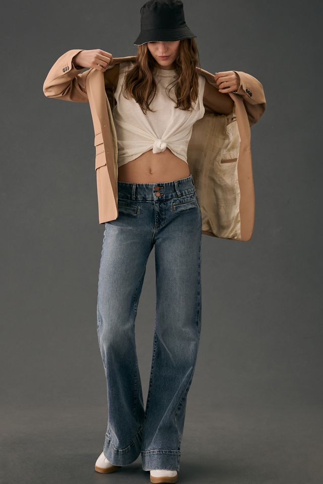 Fidelity Denim Aloe Mid-Rise Flare Jeans #1