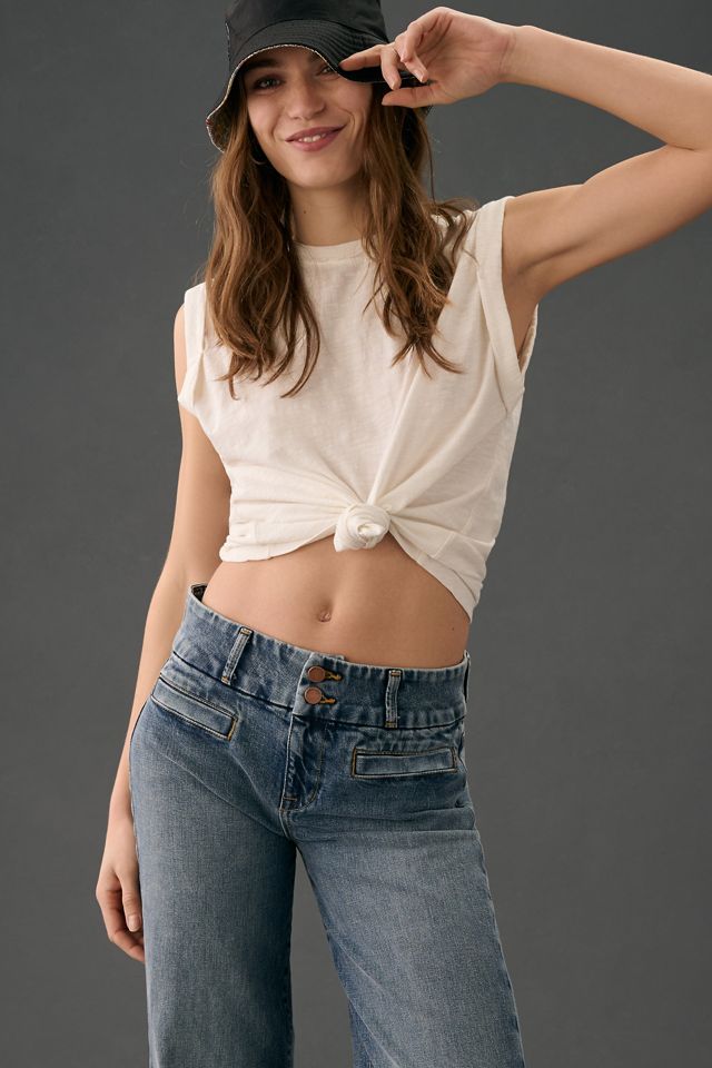 Fidelity Denim Aloe Mid-Rise Flare Jeans #4