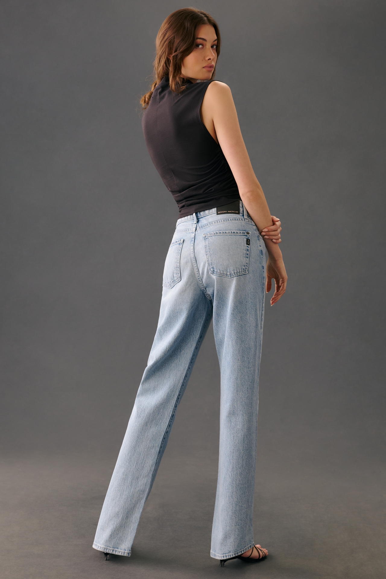 Modern American Doheny High-Rise Straight-Leg Jeans