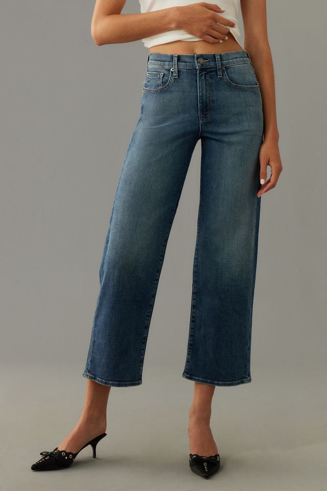 Modern American Savannah High-Rise Wide-Leg Cropped Jeans #1
