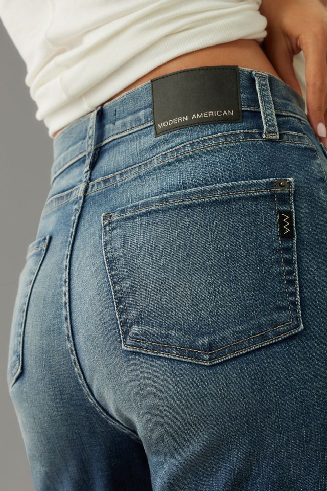 Modern American Savannah High-Rise Wide-Leg Cropped Jeans #4