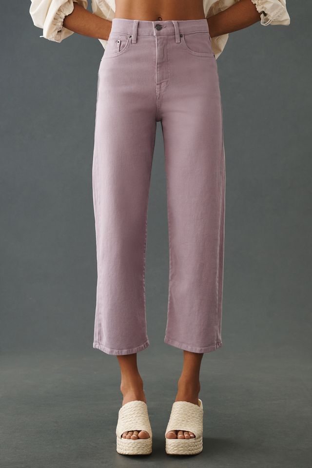 Modern American Savannah High-Rise Wide-Leg Crop Jeans #1