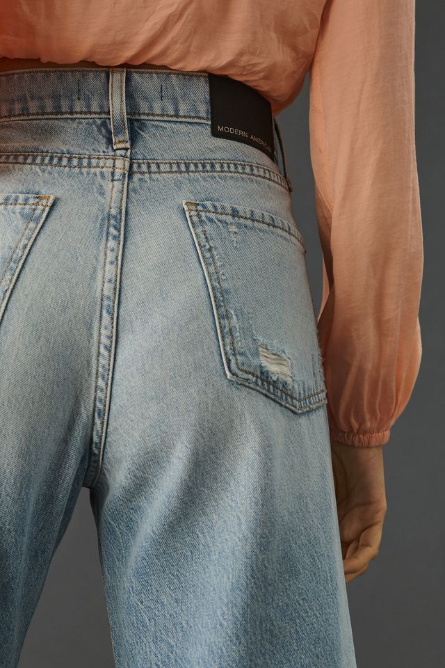 Modern American Rexford High-Rise Wide-Leg Crop Jeans #3