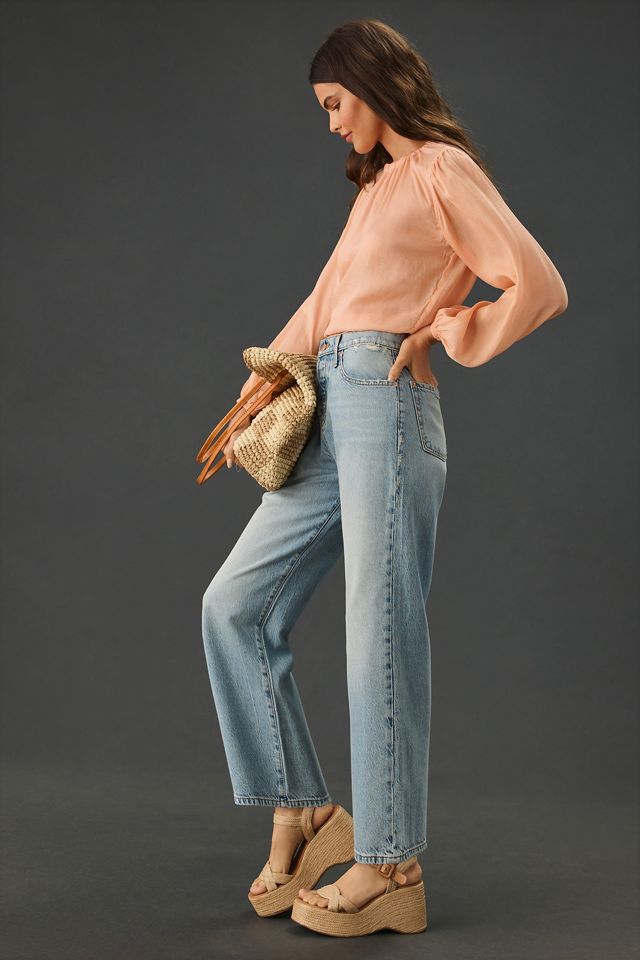 Modern American Rexford High-Rise Wide-Leg Crop Jeans #4