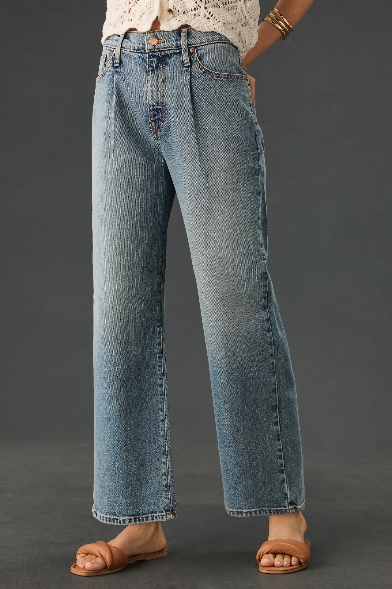 Modern American Topanga High-Rise Straight-Leg Jeans