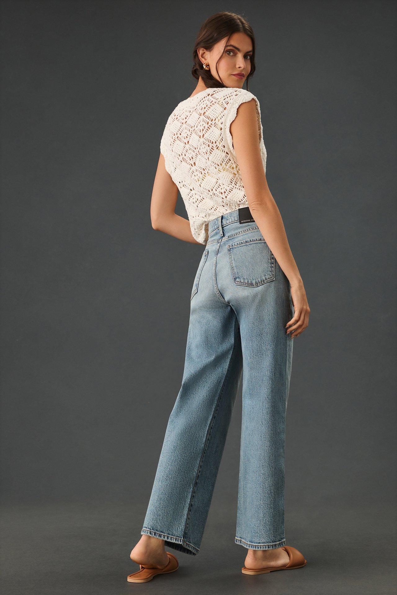 Modern American Topanga High-Rise Straight-Leg Jeans