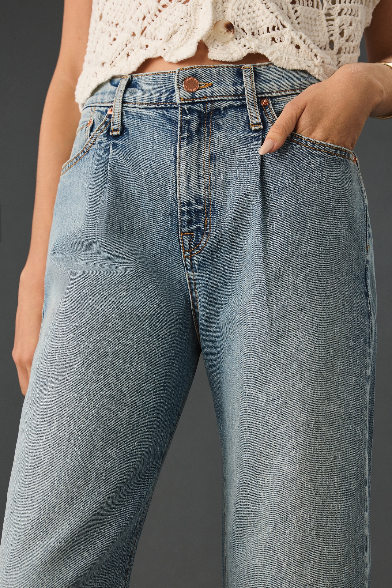 Modern American Topanga High-Rise Straight-Leg Jeans