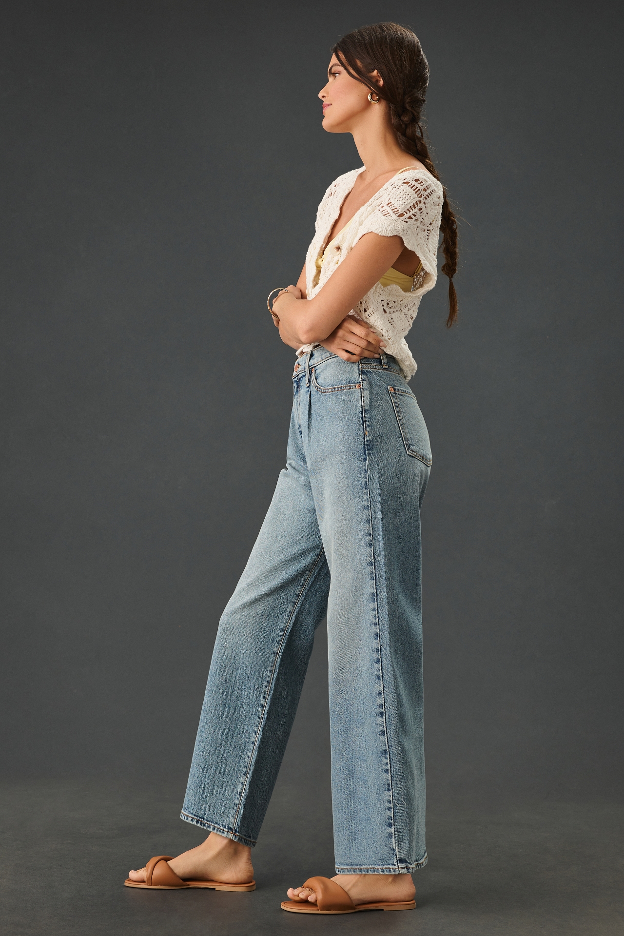 Modern American Topanga High-Rise Straight-Leg Jeans