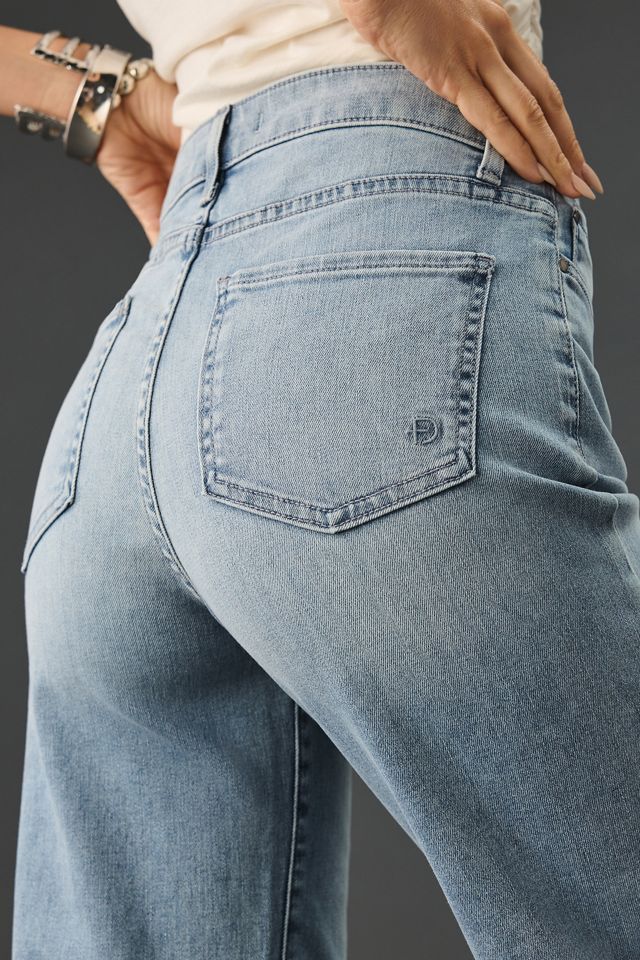 Fidelity Denim Malibu High-Rise Wide-Leg Crop Jeans #3
