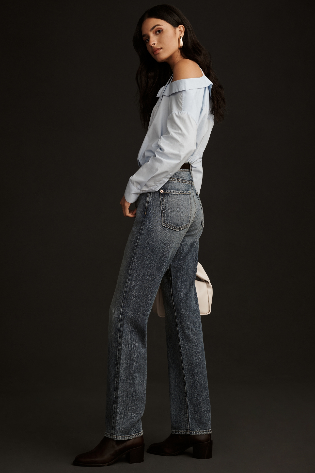 Modern American Willow High-Rise Straight-Leg Jeans