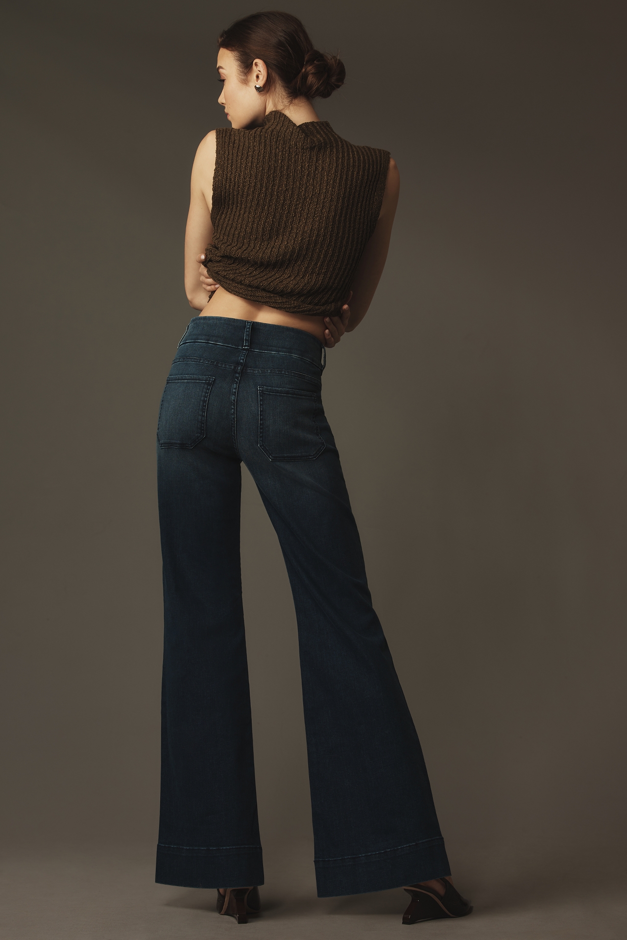 Fidelity Denim Aloe Mid-Rise Flare Jeans