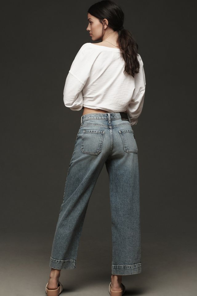 Modern American Farrah Crop High-Rise Wide-Leg Jeans #2