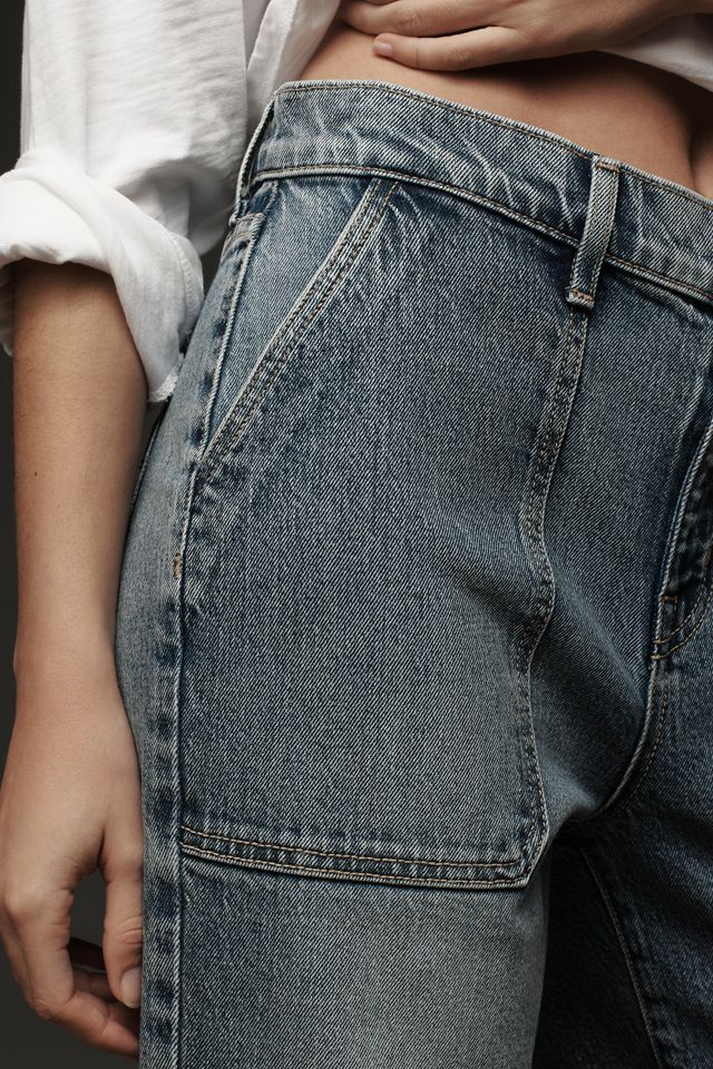 Modern American Farrah Crop High-Rise Wide-Leg Jeans #3