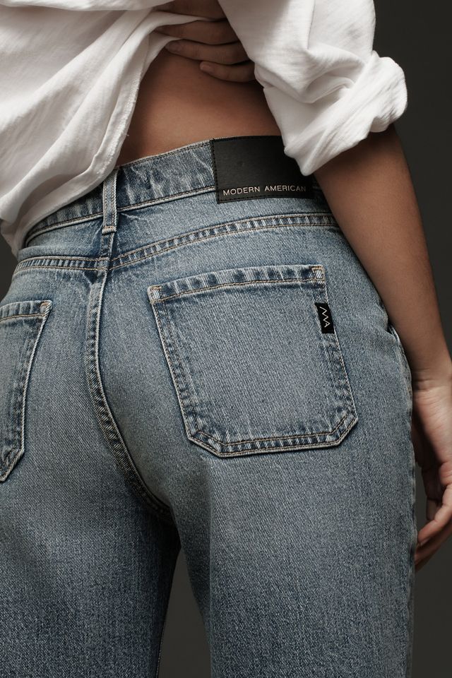 Modern American Farrah Crop High-Rise Wide-Leg Jeans #5