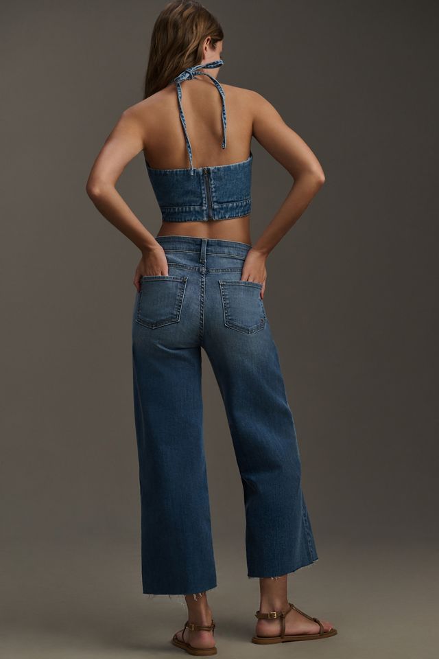 Fidelity Denim Malibu Mid-Rise Crop Wide-Leg Jeans #2