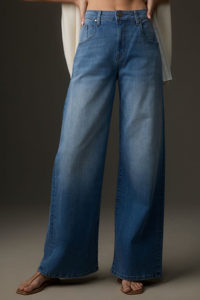 Fidelity Denim Ziggy High-Rise Wide-Leg Jeans #1