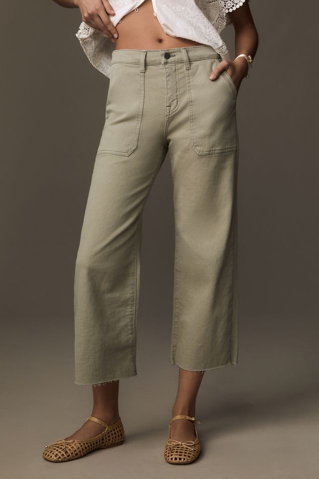 Modern American Farrah High-Rise Crop Wide-Leg Jeans #1