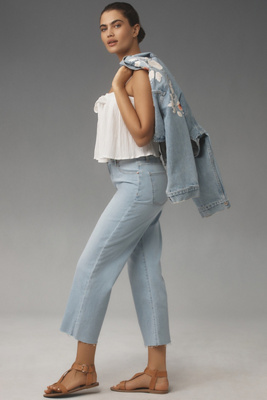 Fidelity Denim Katie High-Rise Crop Flare Jeans Anthropologie
