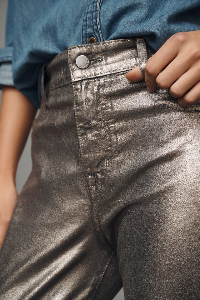 Fidelity Cali Foil High-Rise Straight-Leg Jeans #2