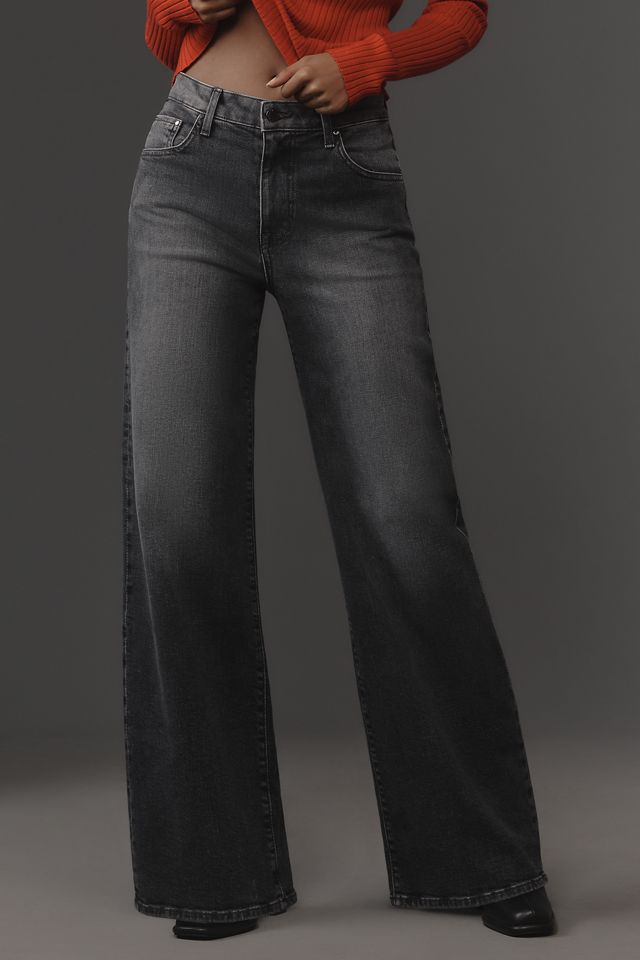 Fidelity Denim Ziggy High-Rise Wide-Leg Jeans #1