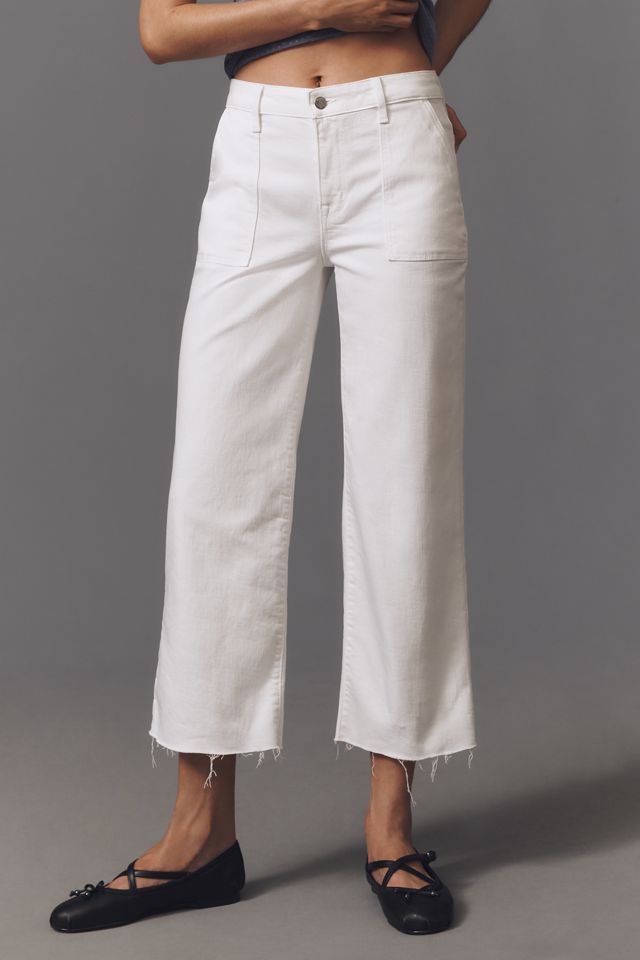 Fidelity Denim Joni Utility High-Rise Crop Wide-Leg Jeans #1