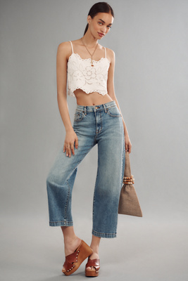 Modern American Daisy High-Rise Straight-Leg Jeans product page
