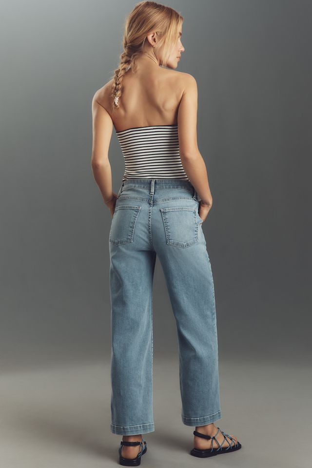 Fidelity Denim Jovi High-Rise Crop Wide Leg Jeans #2