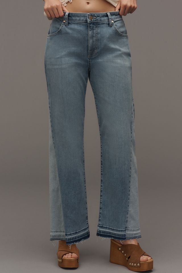 Fidelity Denim Britt High-Rise Crop Wide-Leg Jeans #1