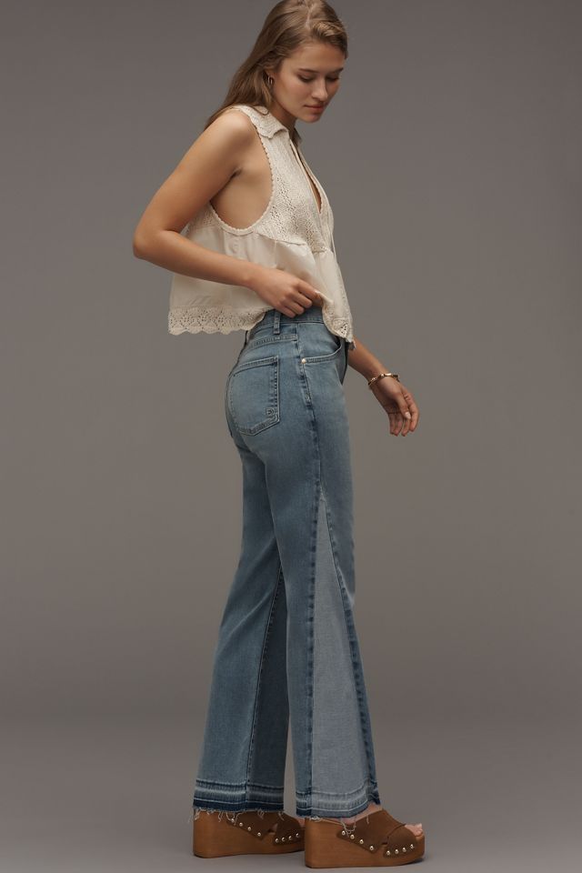 Fidelity Denim Britt High-Rise Crop Wide-Leg Jeans #3