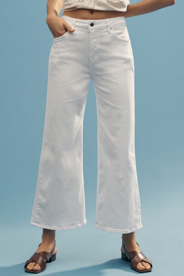 Fidelity Denim Ziggy High-Rise Crop Wide-Leg Jeans #1