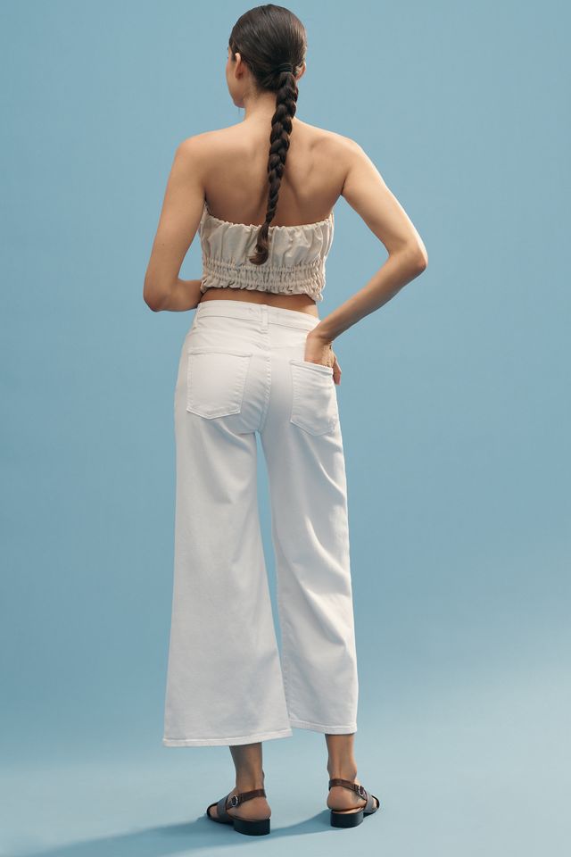 Fidelity Denim Ziggy High-Rise Crop Wide-Leg Jeans #2