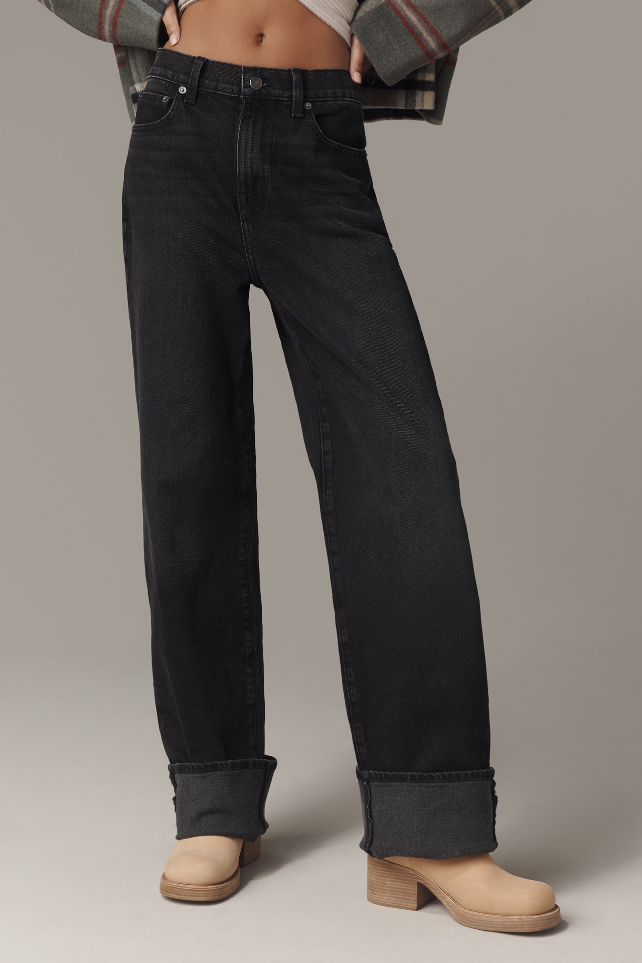 Modern American Rexford High-Rise Cuff Jeans