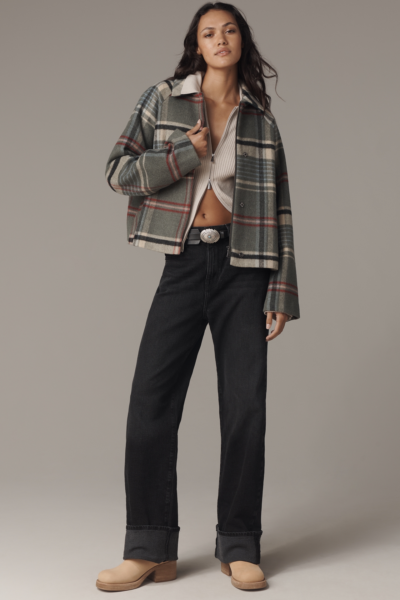 Modern American Rexford High-Rise Cuff Jeans