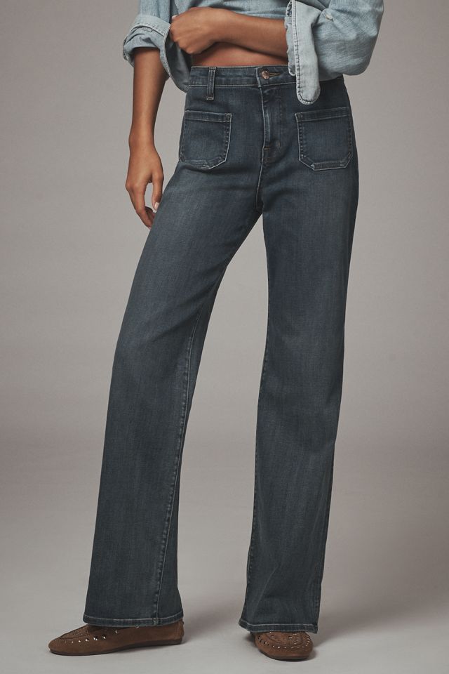 Fidelity Denim Zandi High-Rise Wide-Leg Jeans #1