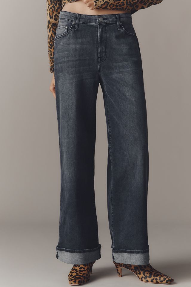 Fidelity Denim Ziggy High-Rise Wide-Leg Jeans #1