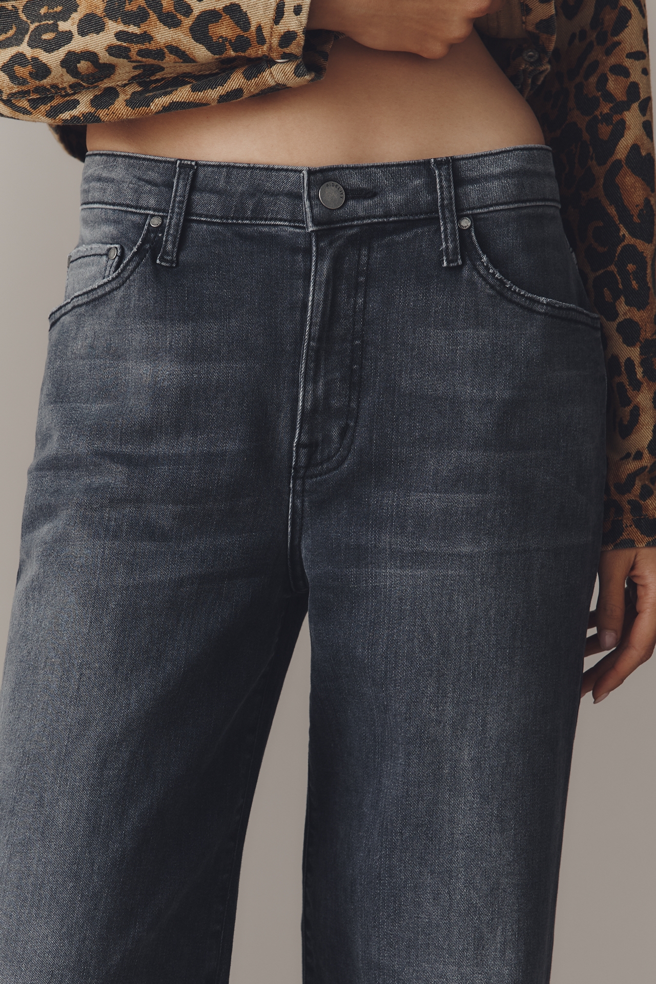 Fidelity Denim Ziggy High-Rise Wide-Leg Jeans