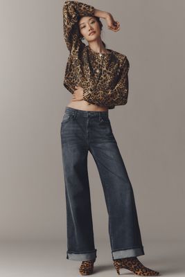 Fidelity Denim Ziggy High-Rise Wide-Leg Jeans