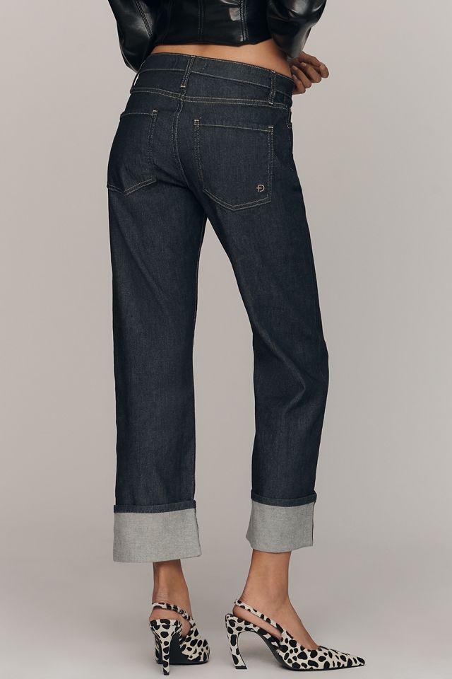 Fidelity Denim Cali Mid-Rise Cuffed Straight-Leg Jeans #3