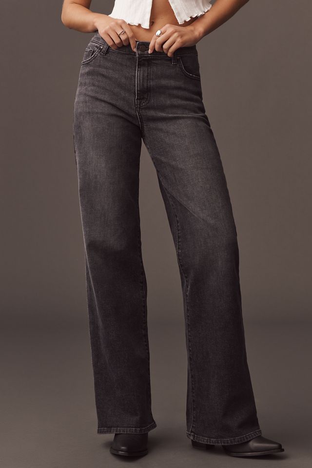 Fidelity Denim Kelli High-Rise Wide-Leg Jeans #1