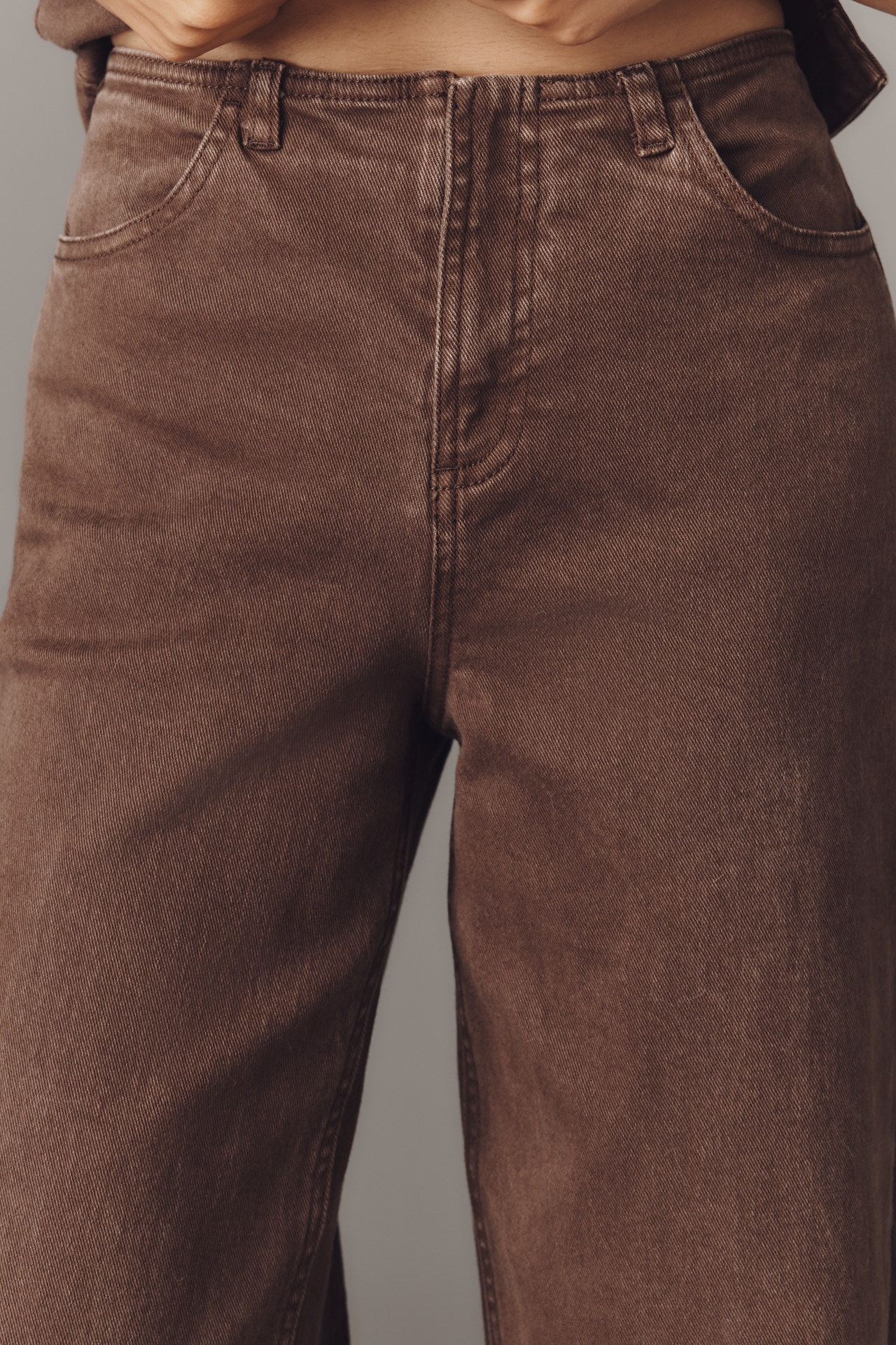 SOVERE Zyra Mid-Rise Wide-Leg Jeans