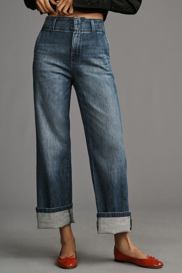 Pilcro Relaxed Mid-Rise Cuffed Jeans #1
