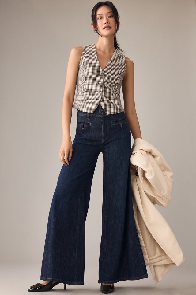 Pilcro High-Rise Wide-Leg Trouser Jeans #1