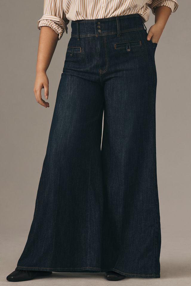 Pilcro High-Rise Wide-Leg Trouser Jeans #8
