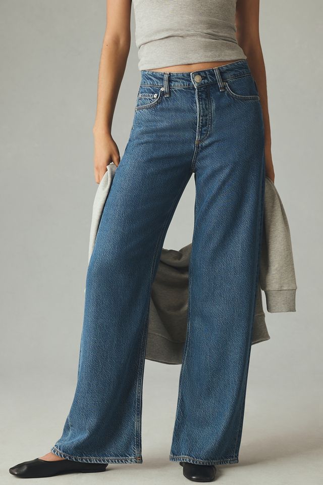 rag & bone Featherweight Logan Wide-Leg Jeans #1