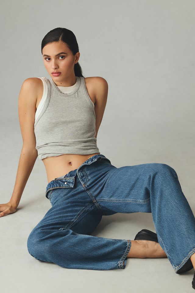 rag & bone Featherweight Logan Wide-Leg Jeans #2