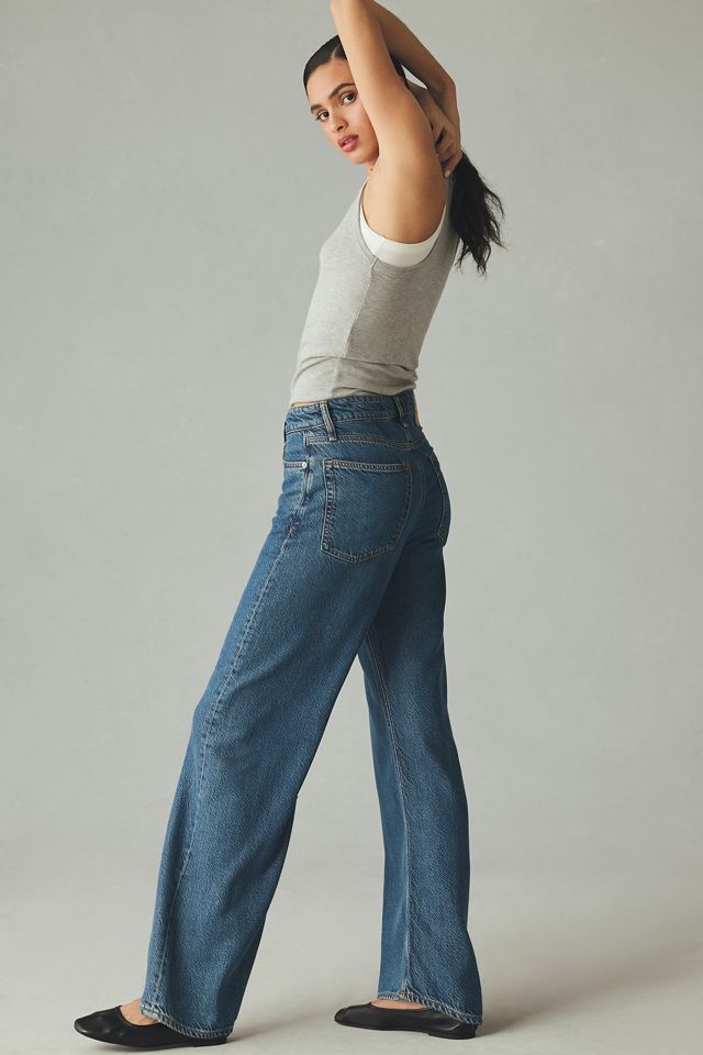 rag & bone Featherweight Logan Wide-Leg Jeans #4