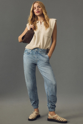 Rag & Bone Miramar Mid-rise Jogger Pants In Blue