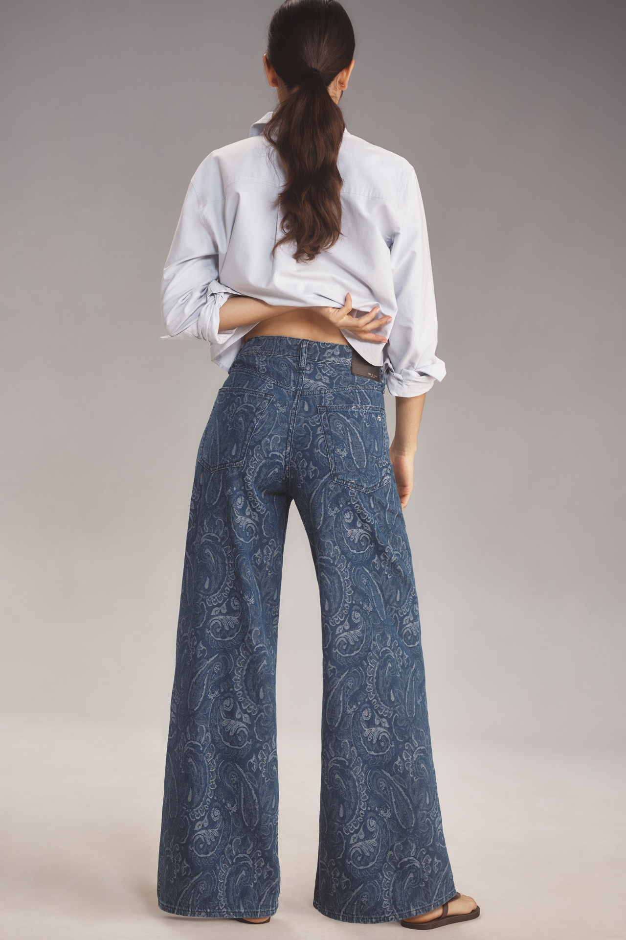 rag & bone Sofie High-Rise Ankle Crop Jeans