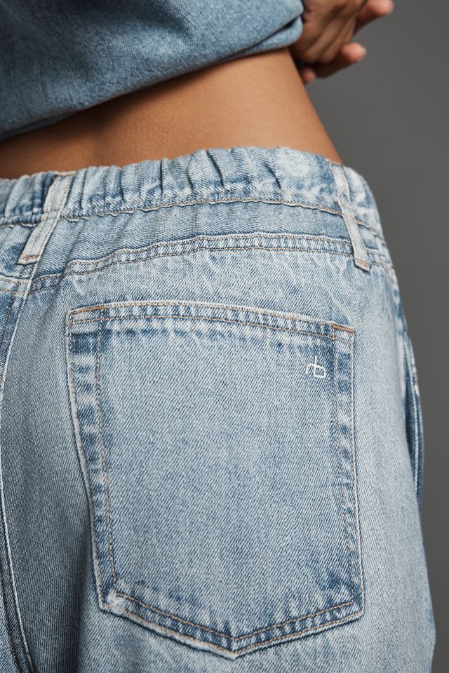 rag & bone Miramar Mid-Rise Wide-Leg Jeans #4