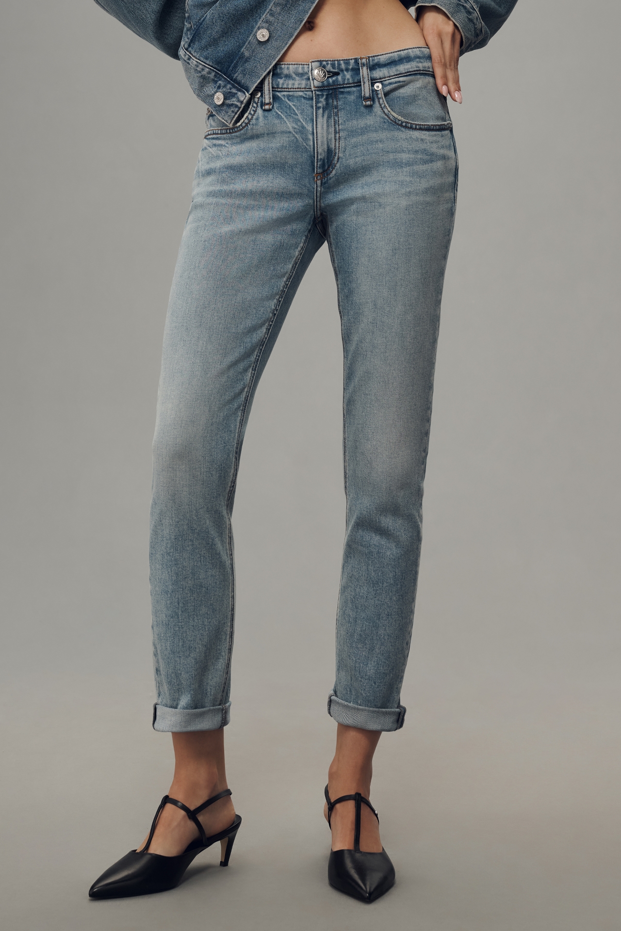 rag & bone Dre Mid-Rise Boyfriend Jeans